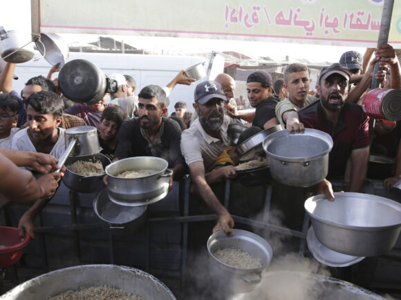 UN food supplies are running low after a protracted Israeli blockade, putting Gaza at a breaking point