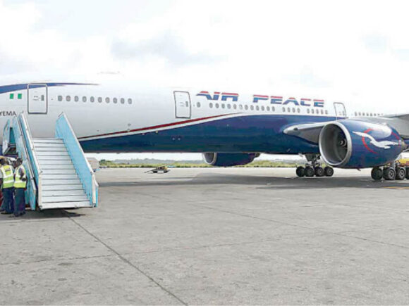 Air Peace suspends all flights throughout Nigeria due to the NiMet strike due to safety concerns