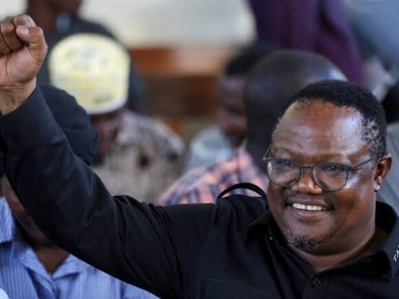 The opposition party in Tanzania reports that its leader has been transferred to another prison