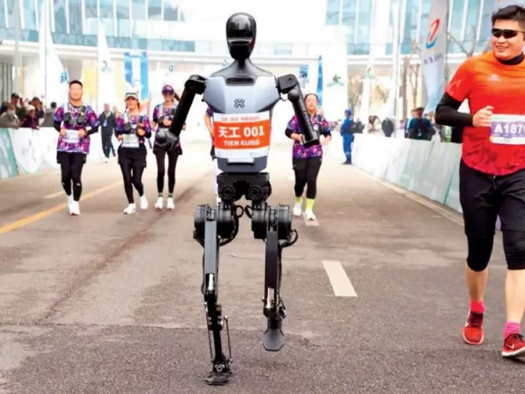 China challenges humans with humanoid robots in a half-marathon
