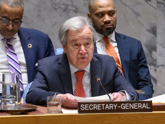 UN Chief Secretary Antonio Guterres Calls for “Irreversible Action” Regarding the Israel-Palestine Two-State Plan