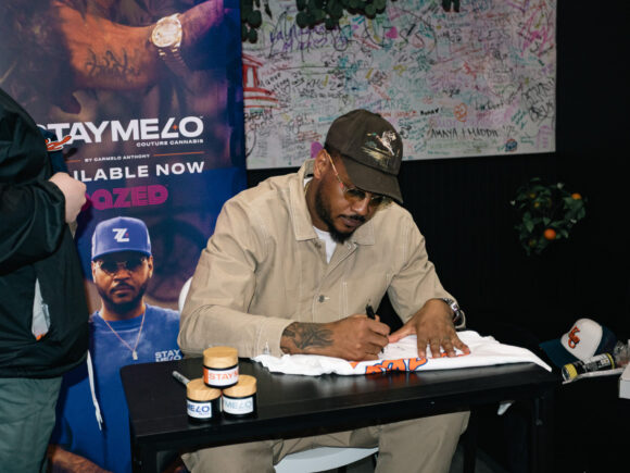 Carmelo Anthony Introduces STAYME7O, a Cannabis Brand, in New York
