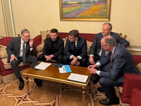 Starmer Enters Kyiv as Western Leaders Call for Russia-Ukraine War Ceasefire