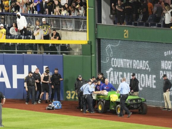 A fan suffered critical injuries after falling from the Clemente wall during the Pirates vs. Cubs game