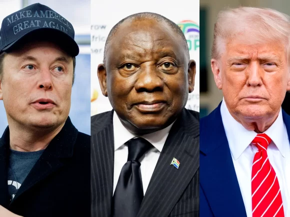 Bloomberg News says that South Africa will offer Musk a deal for Starlink before their meeting with Trump