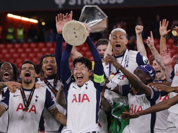 Gritty Spurs’ tenacious Europa League victory over Manchester United is their first taste of gold