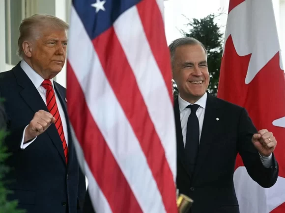 Carney emphasizes in their first meeting with Trump that Canada would never be for sale