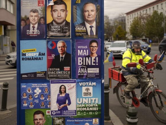 Romanians cast ballots in a presidential election that may deepen divisions inside the EU