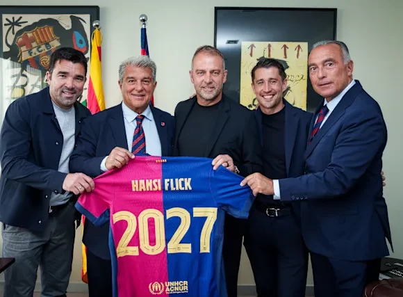 Barca Hands-Flick’s contract has been extended till 2027