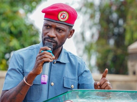 Bobi Wine, the opposition leader in Uganda, will run for president and chastises the West over rights
