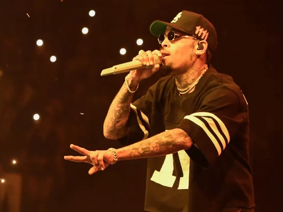 Chris Brown, a singer, was eventually freed on £5 million bail