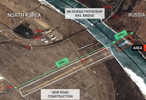 Russia and North Korea Start Building a New Road Bridge to Strengthen Their Bonds