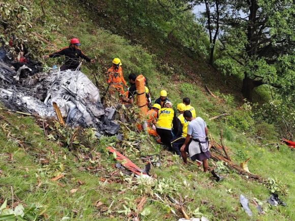 Northern India Helicopter Crash With Six People Inside As a result of inclement weather