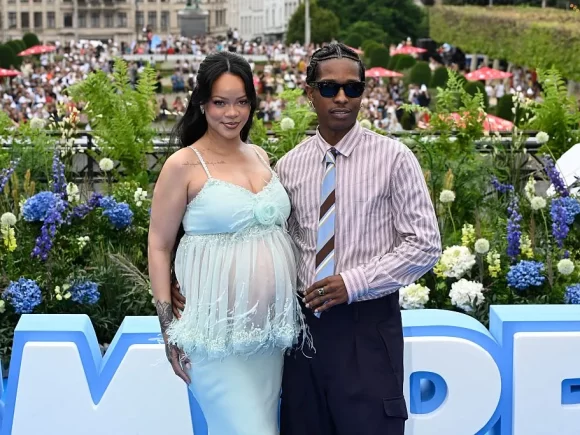 The Bad Gal in Blue! On the Smurfs Blue Carpet, Rihanna Shines in Bold Chanel