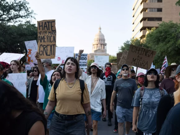 Governor of Texas calls out the National Guard as protests against ICE spread across the country