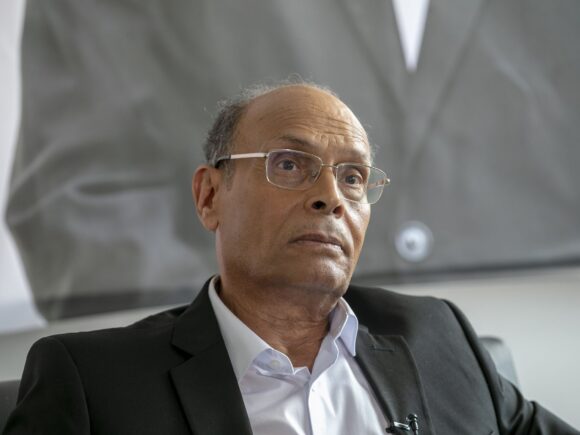 Former President Marzouki of Tunisia is sentenced to 22 years in absentia