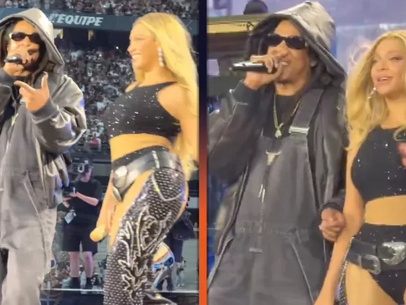 Jay-Z Makes an Unexpected Arrival at Beyonce’s Paris Concert