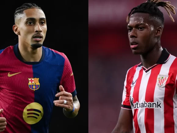 Raphinha: “Nico Williams is an exceptional player”