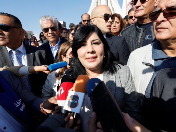 Tunisia gives Abir Moussi, a well-known opposition leader, two years in jail