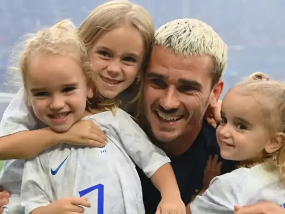 Antoine Griezmann breaks the family’s April 8 tradition by welcoming their fourth kid