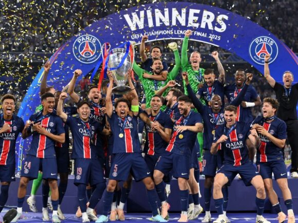 PSG defeats Inter in a historic UCL final victory to capture their first title