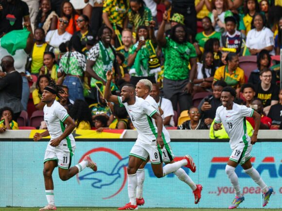 The Super Eagles defeated the Reggae Boyz to retain the Unity Cup trophy