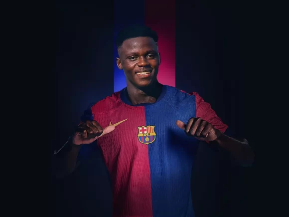 Abdul Aziz Issah a Ghanaian midfielder is on loan to Barça Atlètic for a longer time