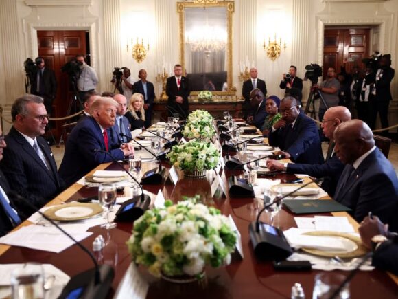 The president of Gabon claims that while his nation is open to investment, it requires assistance in processing resources