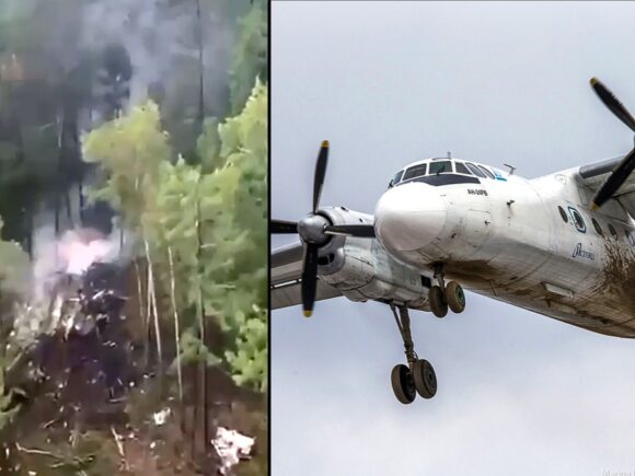 A Russian passenger plane carrying 49 people crashed, but the wreckage was recovered