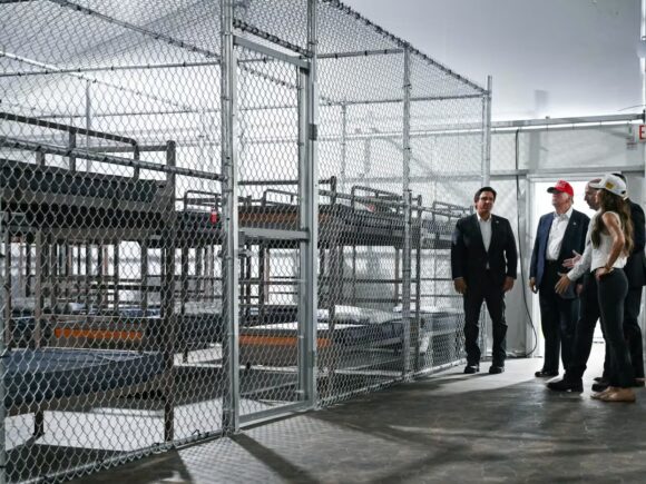 US rushes to build tent camps for migrants after getting an extra $45 billion, according to the WSJ