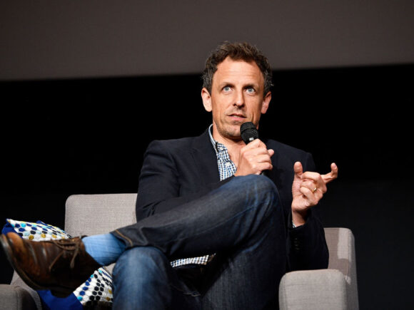 TV host Seth Meyers admits that he worries about his future in television