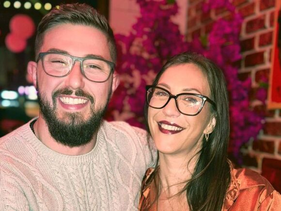 A tattoo artist asked his current wife to marry him forty-three times before she accepted