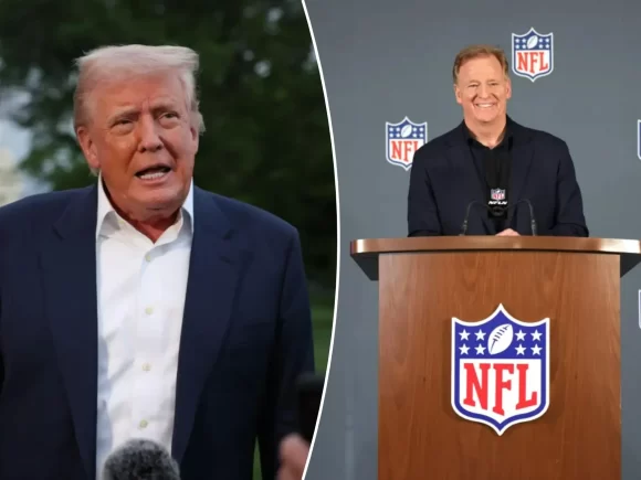 Trump said if the team doesn’t change their name, he will block the new Washington Commanders Stadium