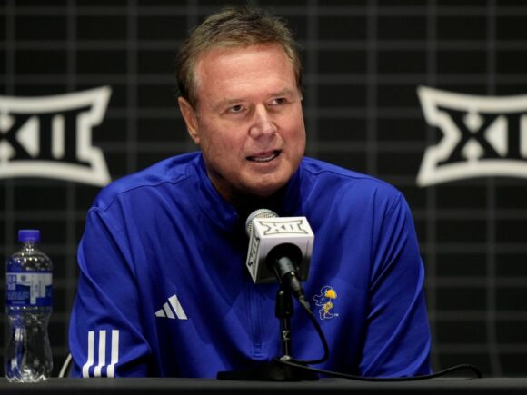 Bill Self, the Kansas coach, was admitted to the hospital and had two stents placed