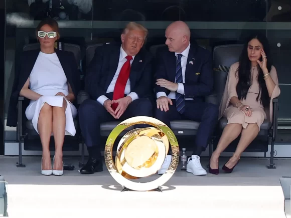 Trump is at MetLife Stadium for the Club World Cup Final