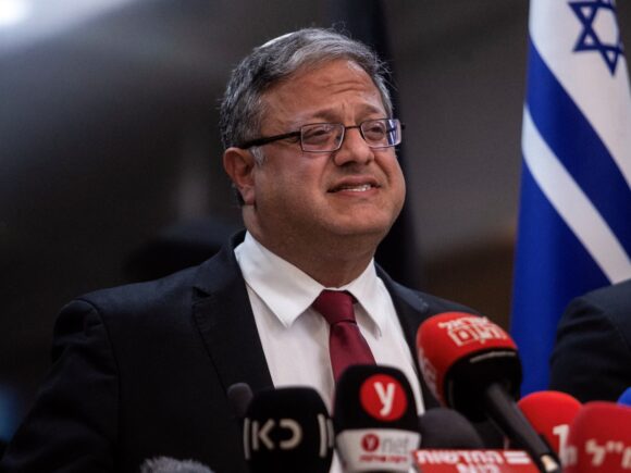 The far-right A Palestinian leader in jail receives a surprise visit from an Israeli minister