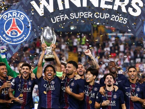 PSG’s thrilling two-goal comeback in the UEFA Super Cup saw them defeat Tottenham on penalties