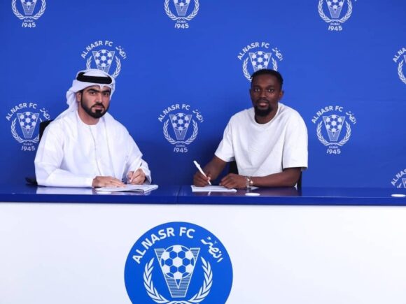Bernard Mensah announces his move to Al Nasr Dubai after departing from Riyadh