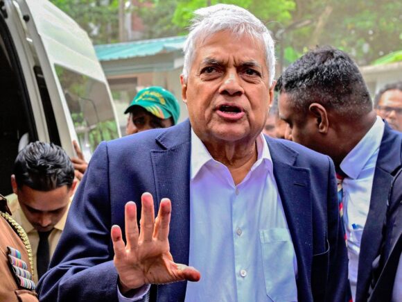 Wickremesinghe, a former president of Sri Lanka, was arrested for allegedly misusing public funds
