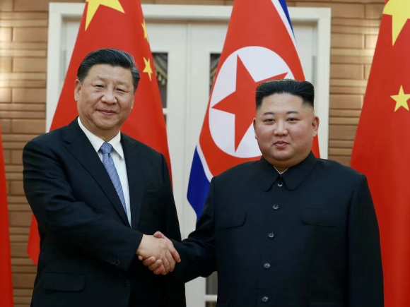 Kim of North Korea says he would fortify relations with China more firmly, according to official media