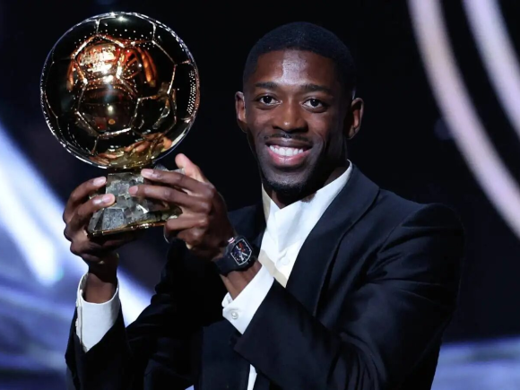 Ousmane Dembele won the Ballon d’Or on Monday night, making him the best football player in the world