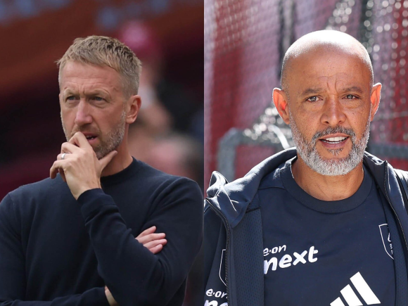 Graham Potter is fired by West Ham, and Nuno Espirito Santo is hired on a three-year contract