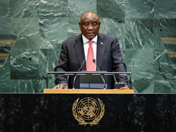 The president of South Africa claims that commerce is being exploited as a “weapon”