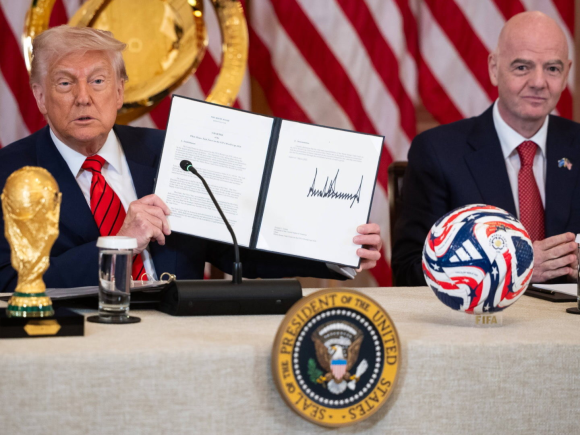 Trump tightens immigration regulations while inviting fans from around the world to the Olympics and World Cup