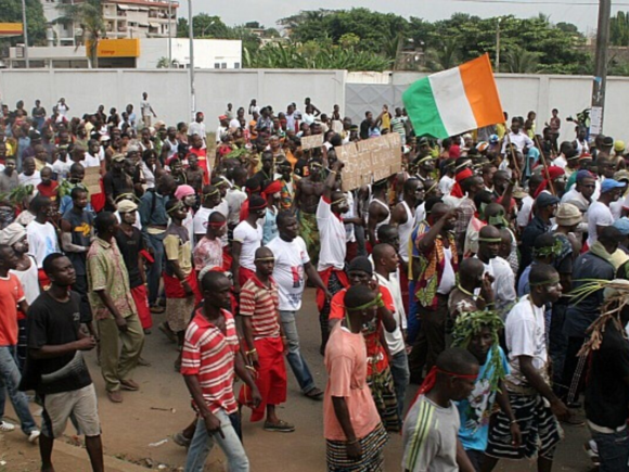 Security officer was killed as tensions rise before the presidential election in the Ivory Coast