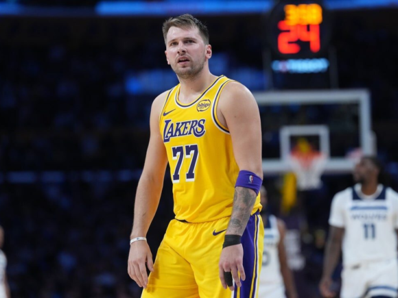 Lakers guard Luka Doncic will be sidelined for a week due to leg and finger issues