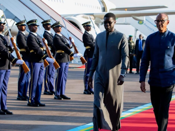 President Faye of Senegal begins a three-day visit to Kigali