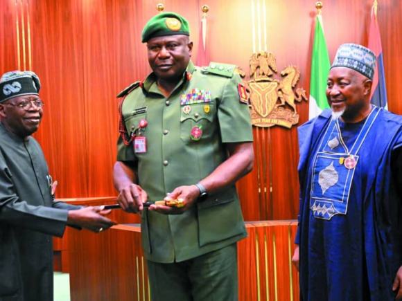 Tinubu of Nigeria replaces service chiefs in a significant military reorganization