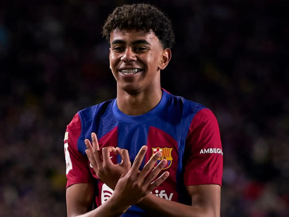 Lamine Yamamal obtains trademarks for his brand and celebration