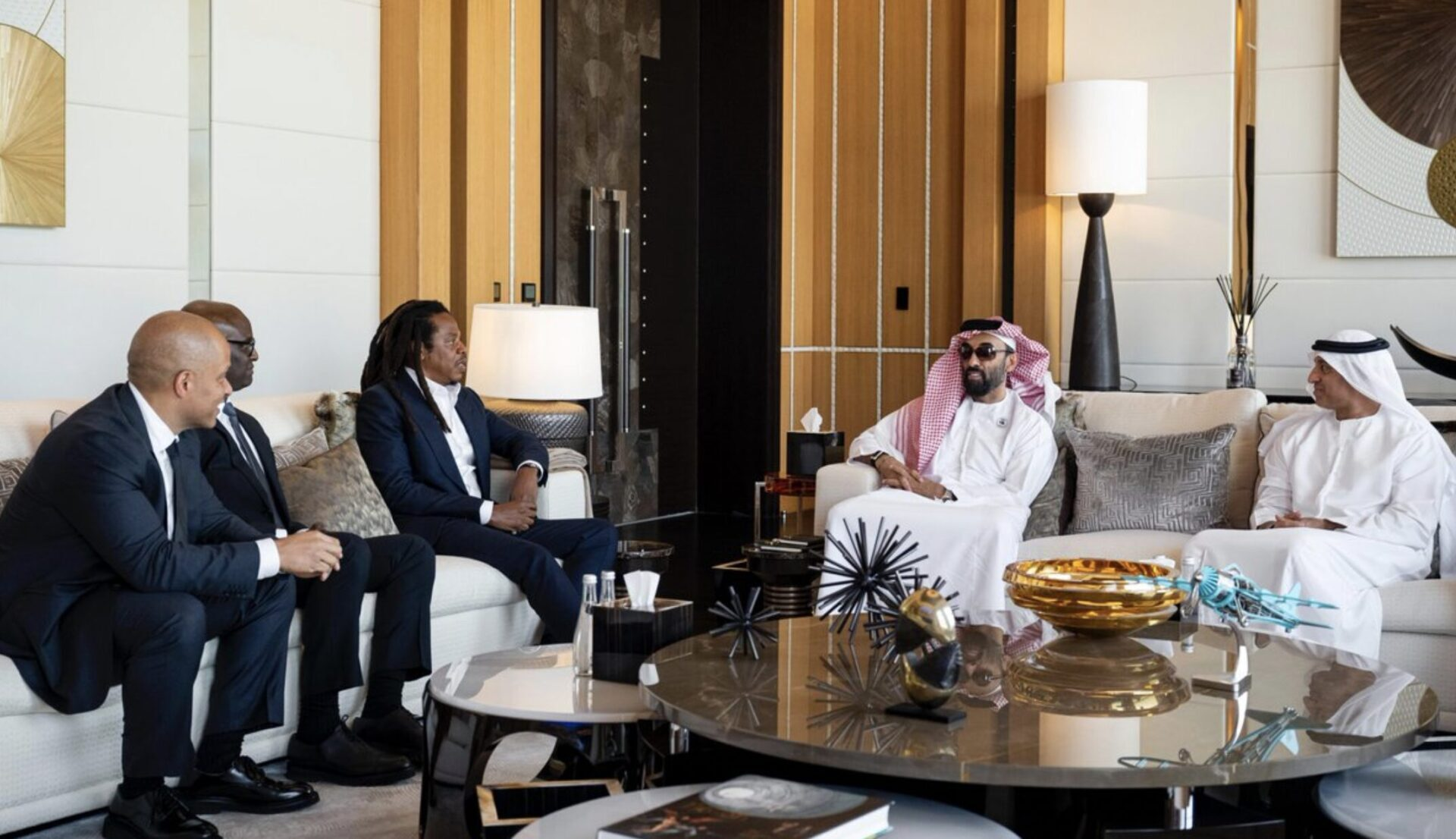Jay-Z and Sheikh Meet in Abu Dhabi to Talk About AI and the Future of Entertainment